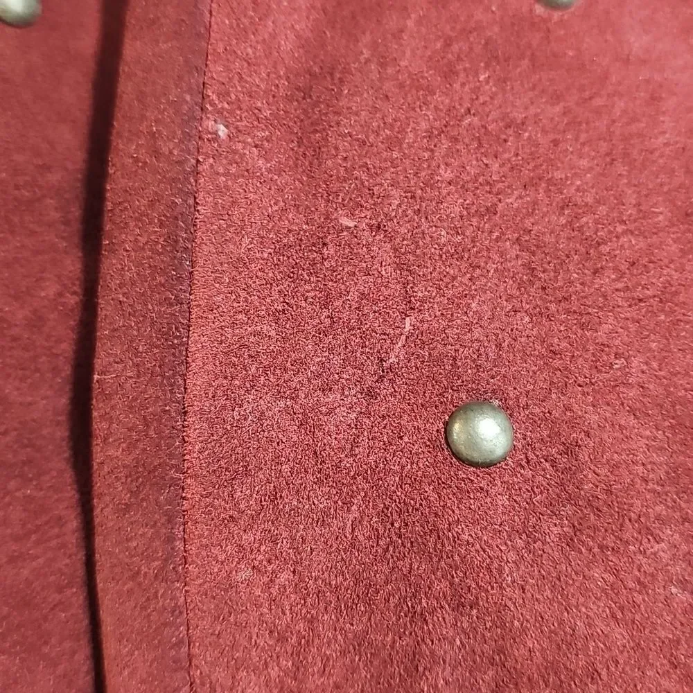 NWT Free People Studded Skirt in Wine - Size 4